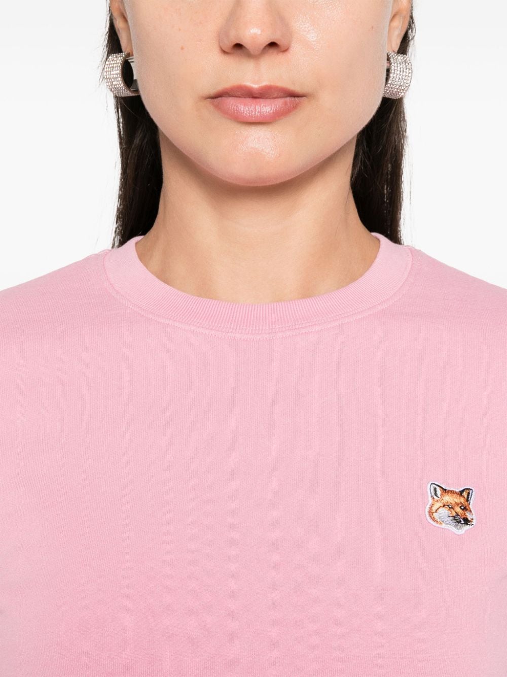 MAISON KITSUNE' Sweaters Pink Topwear Maison Kitsune