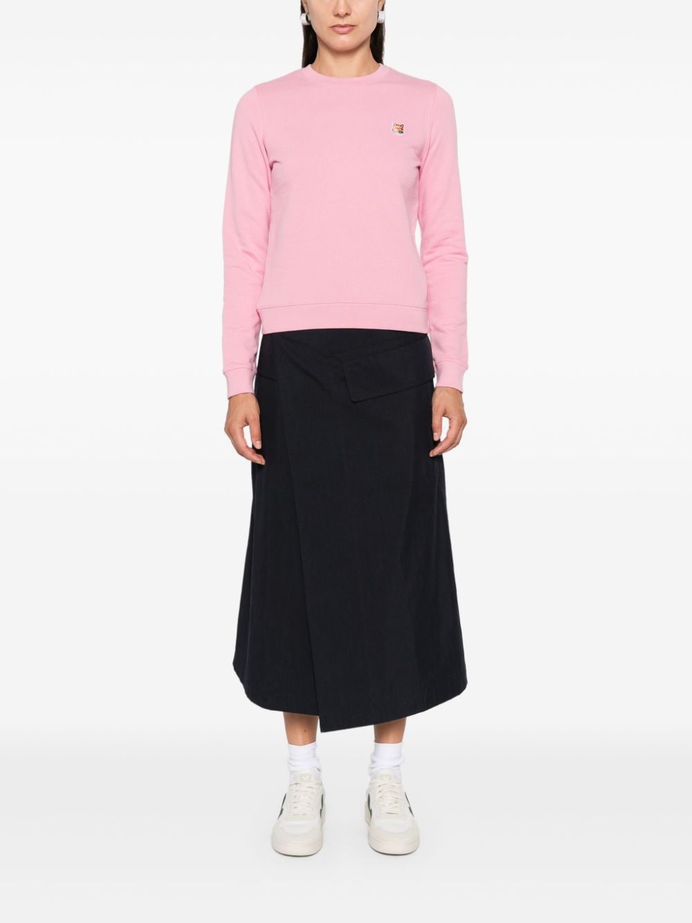 MAISON KITSUNE' Sweaters Pink Topwear Maison Kitsune