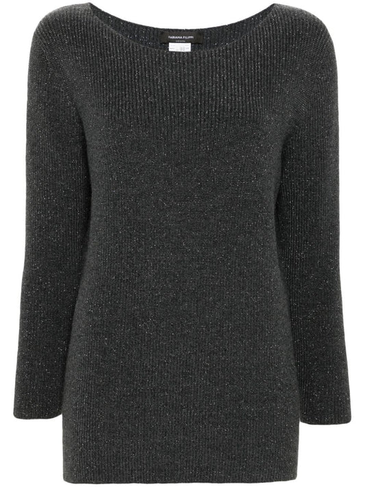 Fabiana Filippi Sweaters Grey Topwear Fabiana Filippi