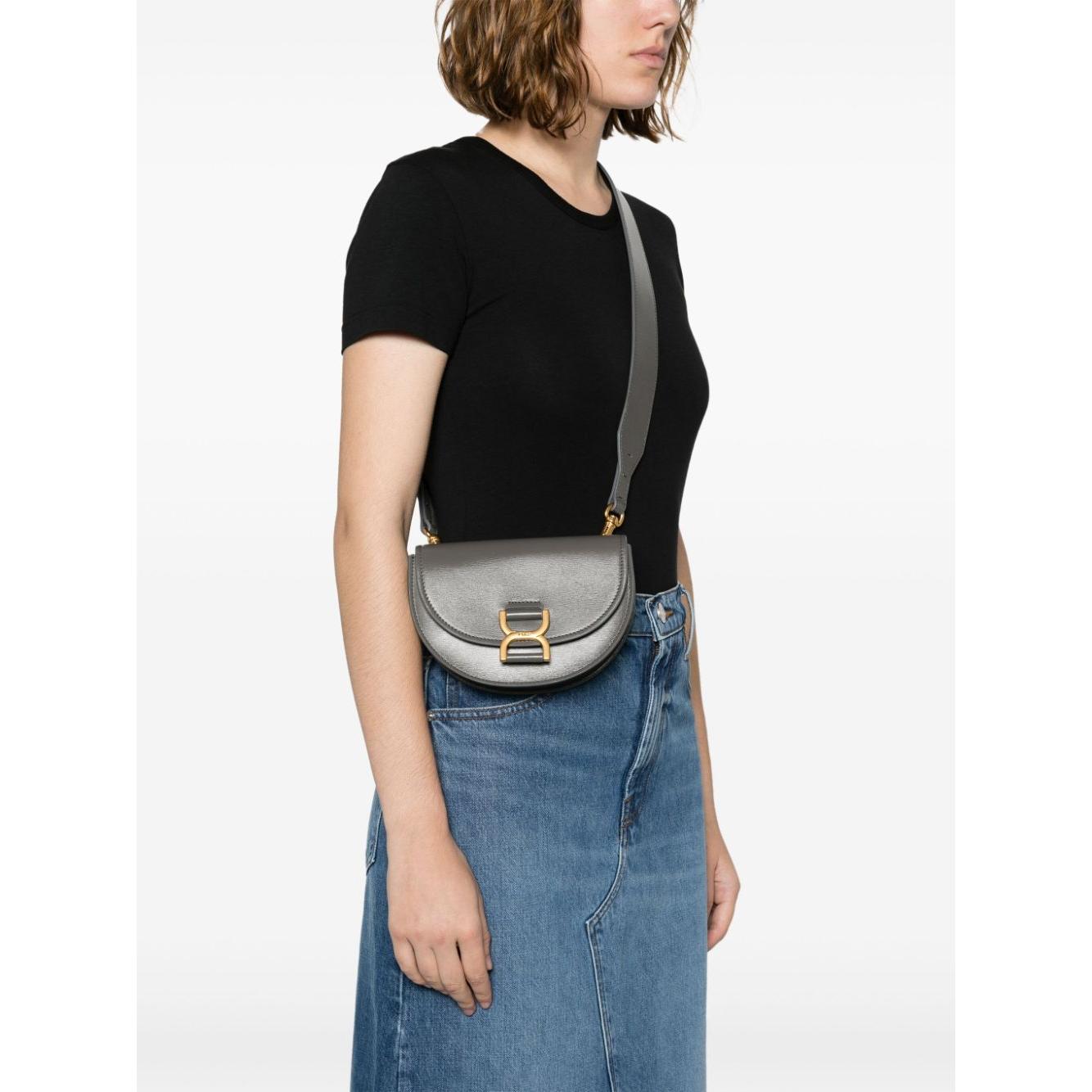 Chloè medium grey calf leather Crossbody Bag Grey Shoulder Chloè