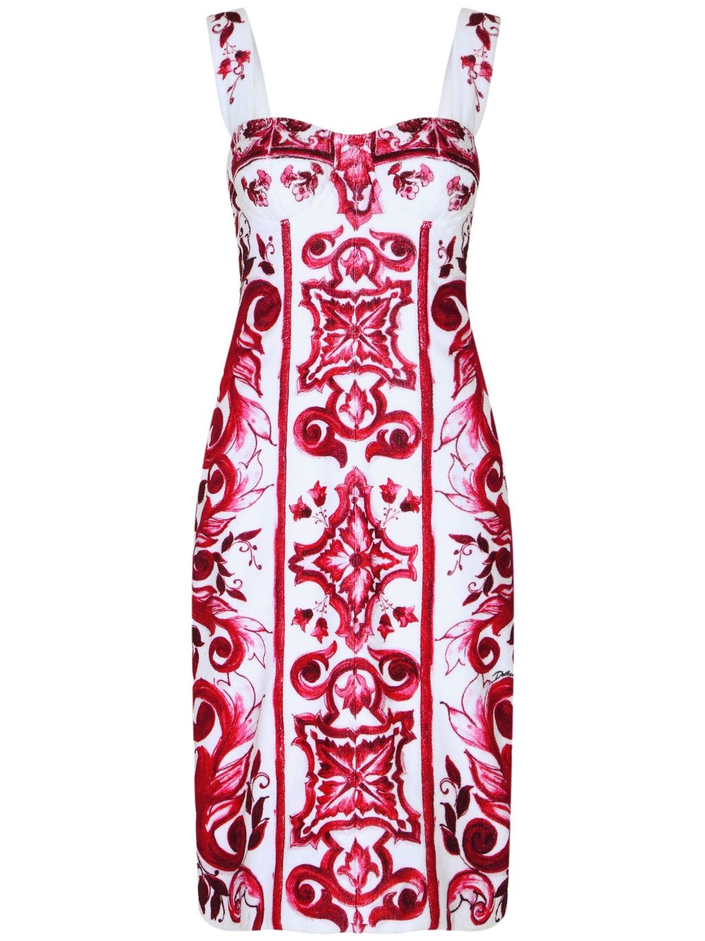 Dolce & Gabbana graphic-print sleeveless dress Dresses Dolce & Gabbana