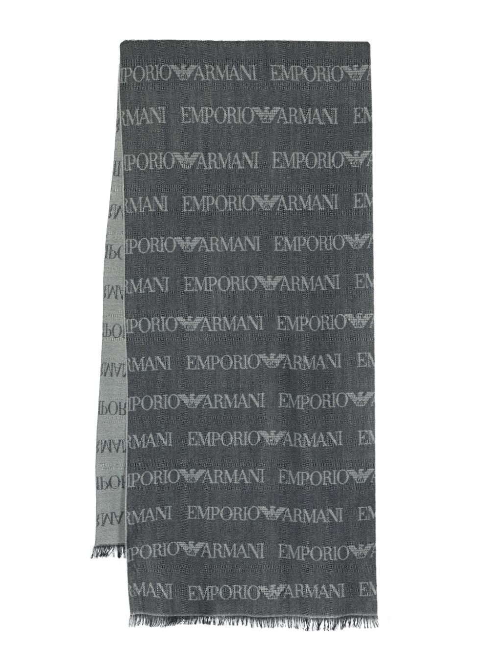 Emporio Armani Scarfs Blue Scarves Hats & Gloves Emporio Armani