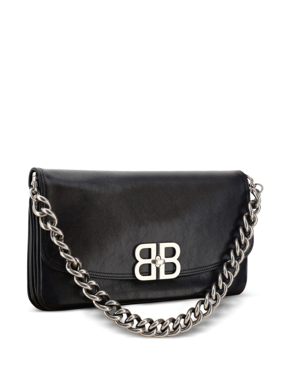 Balenciaga BB smooth leather Bag Black