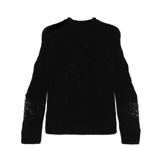 Ermanno Scervino Sweaters Black Topwear Ermanno Scervino