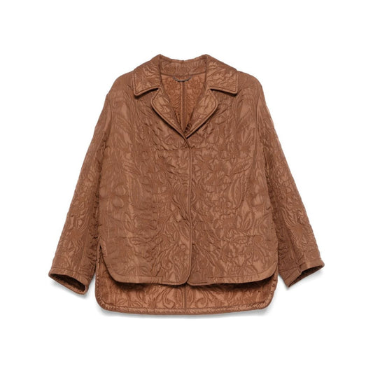 Ermanno Scervino Jackets Leather Brown