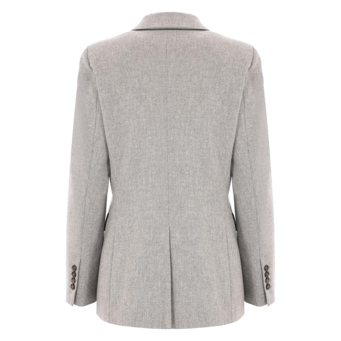 Brunello Cucinelli Jackets Grey Jackets Brunello Cucinelli