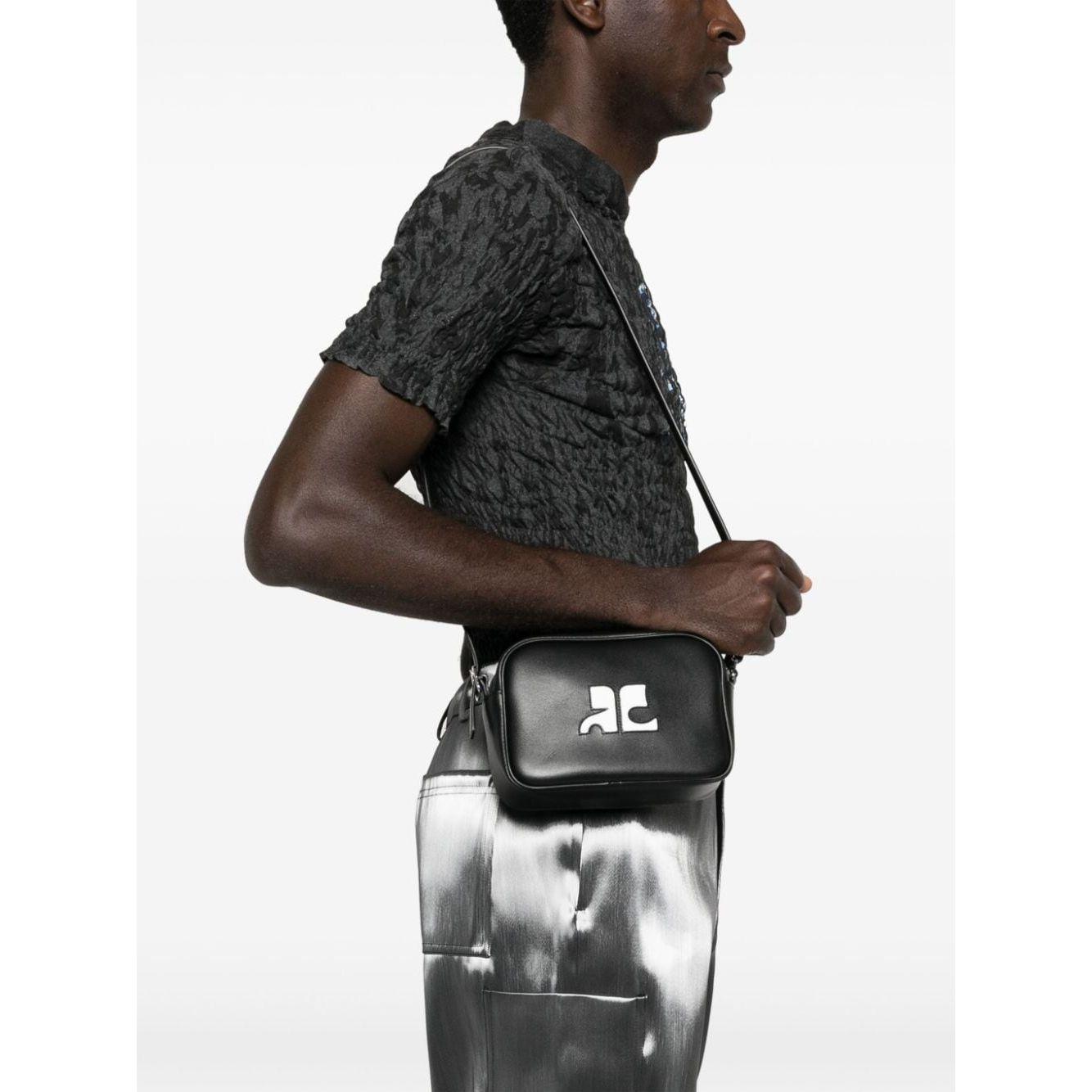 COURREGES RE-EDITION Bags.. Black Shoulder Courreges Re-Edition