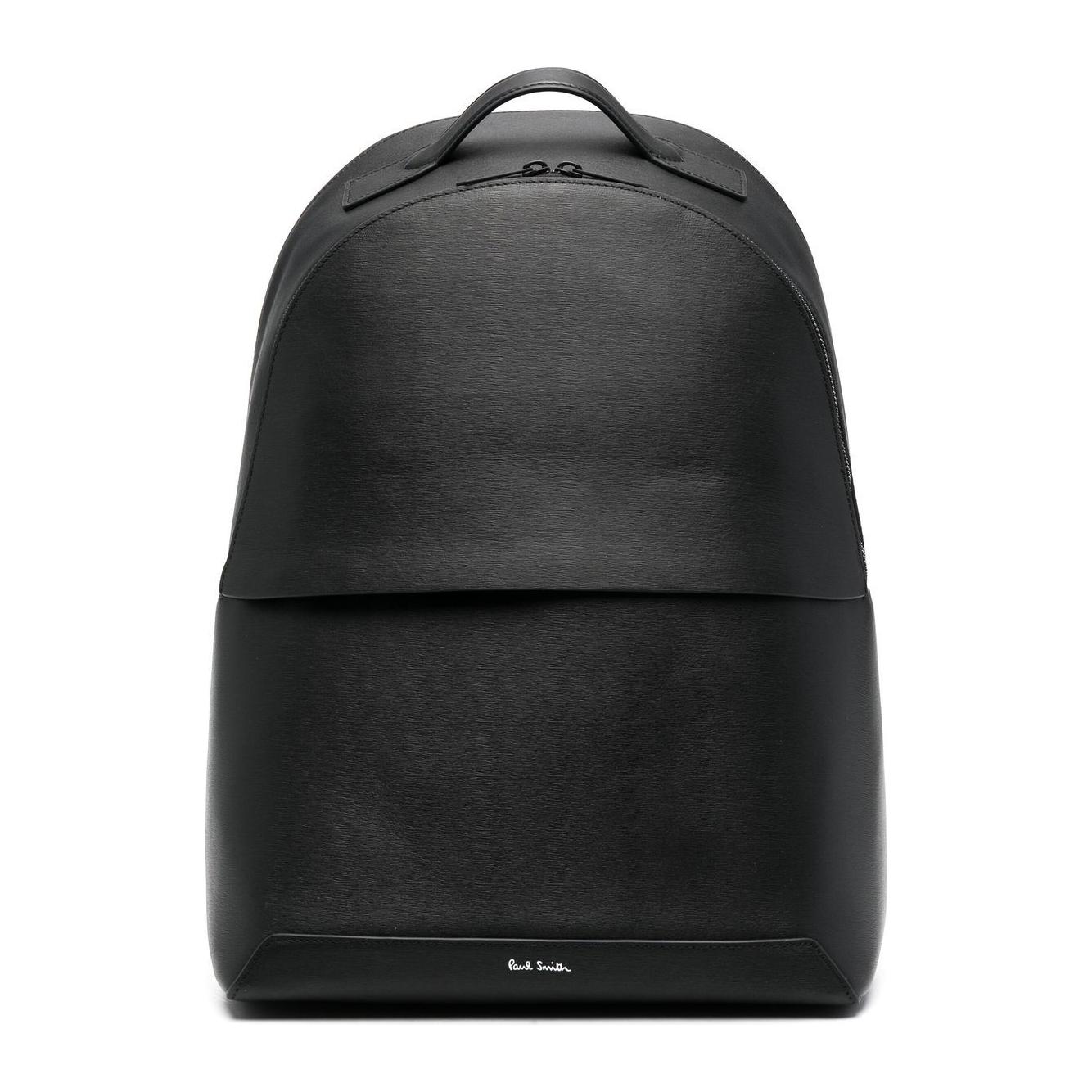 Paul Smith Faux Leather Backpack men's Black Backpacks Paul Smith