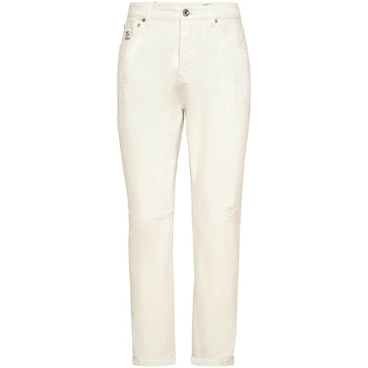 Brunello Cucinelli Jeans White