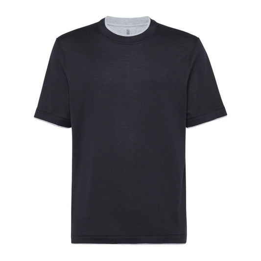 Brunello Cucinelli T-shirts and Polos Black