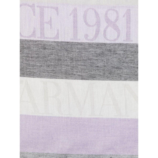 Emporio Armani Scarfs Lilac Scarves Hats & Gloves Emporio Armani