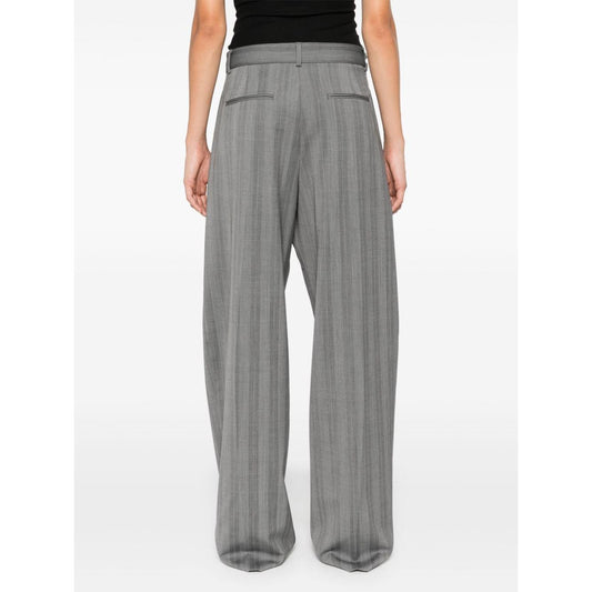 SPORTMAX FASHION Trousers Grey Trousers SPORTMAX FAshION