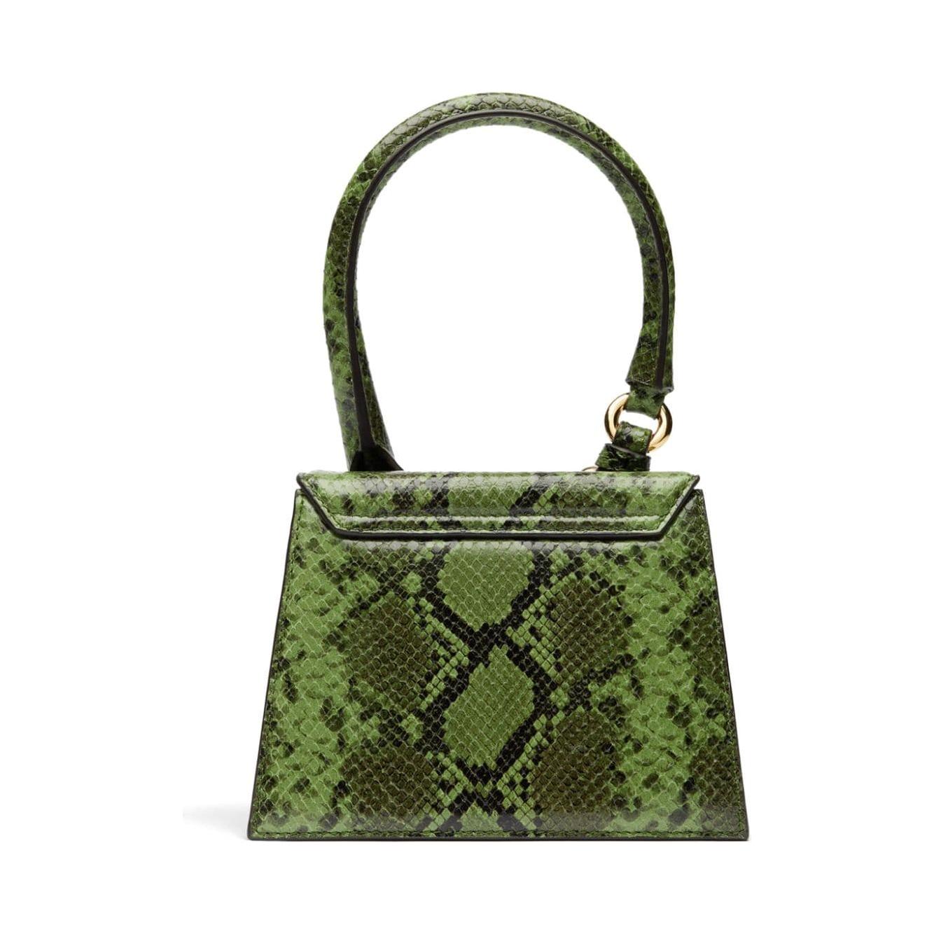 JACQUEMUS Le Chiquito Moyen Boucle Bag Green Handbag JACQUEMUS