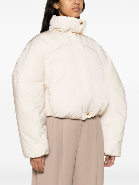 JACQUEMUS Coats White Jackets JACQUEMUS