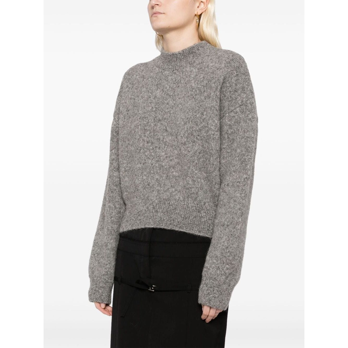 JACQUEMUS Sweaters Grey Topwear JACQUEMUS