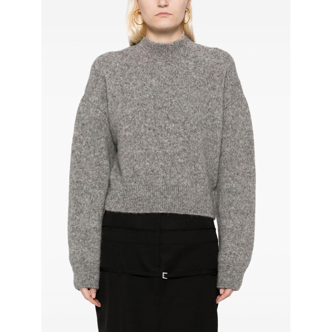 JACQUEMUS Sweaters Grey Topwear JACQUEMUS