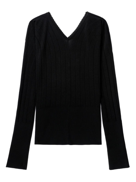 JACQUEMUS Sweaters Black Topwear JACQUEMUS