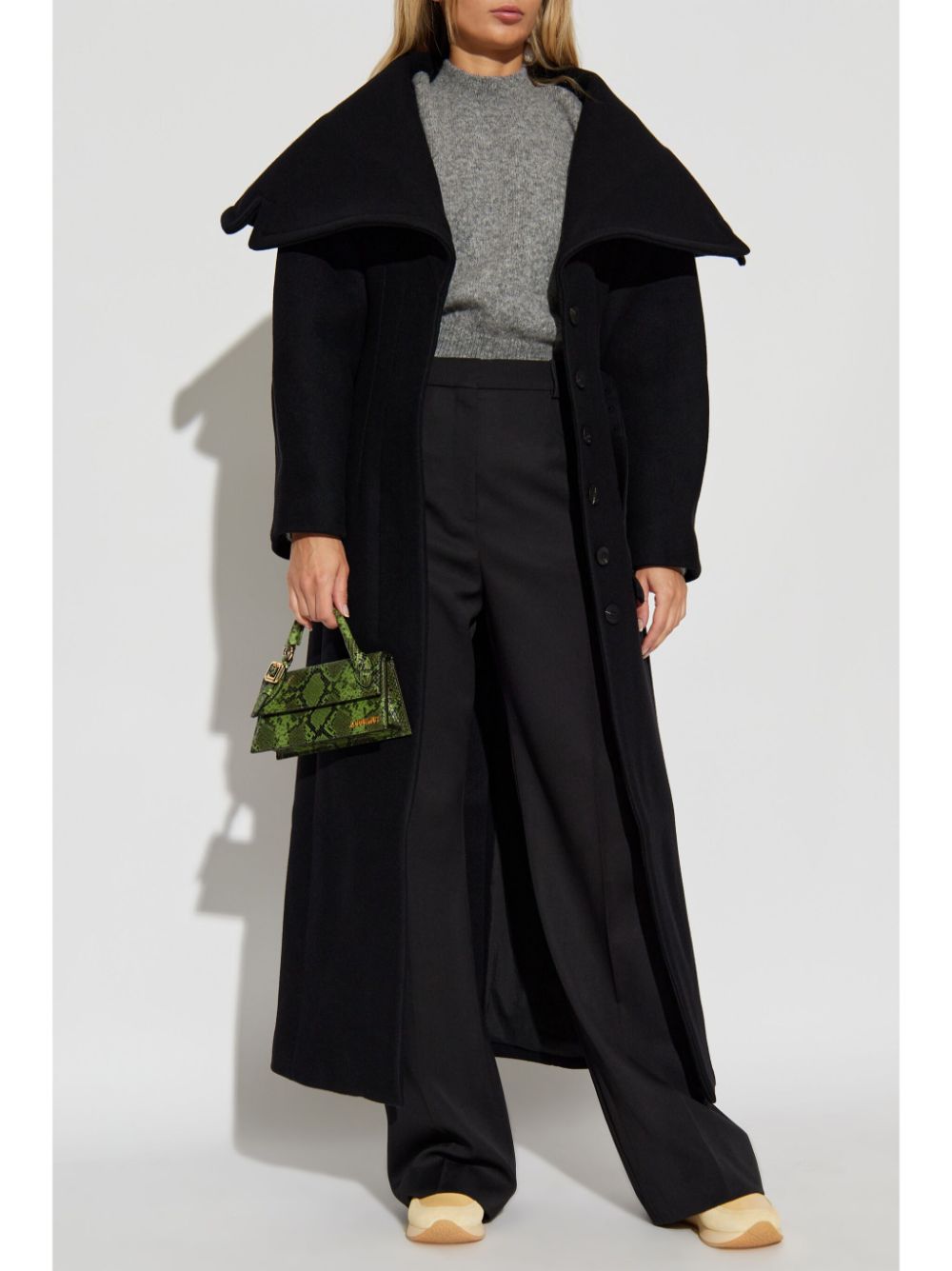 JACQUEMUS Coats Black