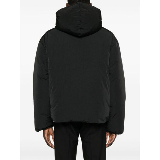 JACQUEMUS black shell padded design men Coats Jackets JACQUEMUS