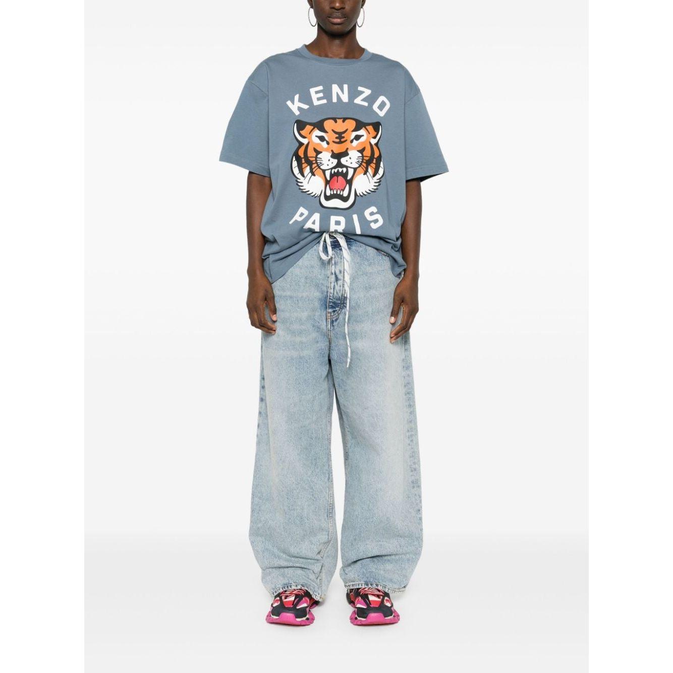 Kenzo T-shirts and Polos Clear Blue Topwear Kenzo