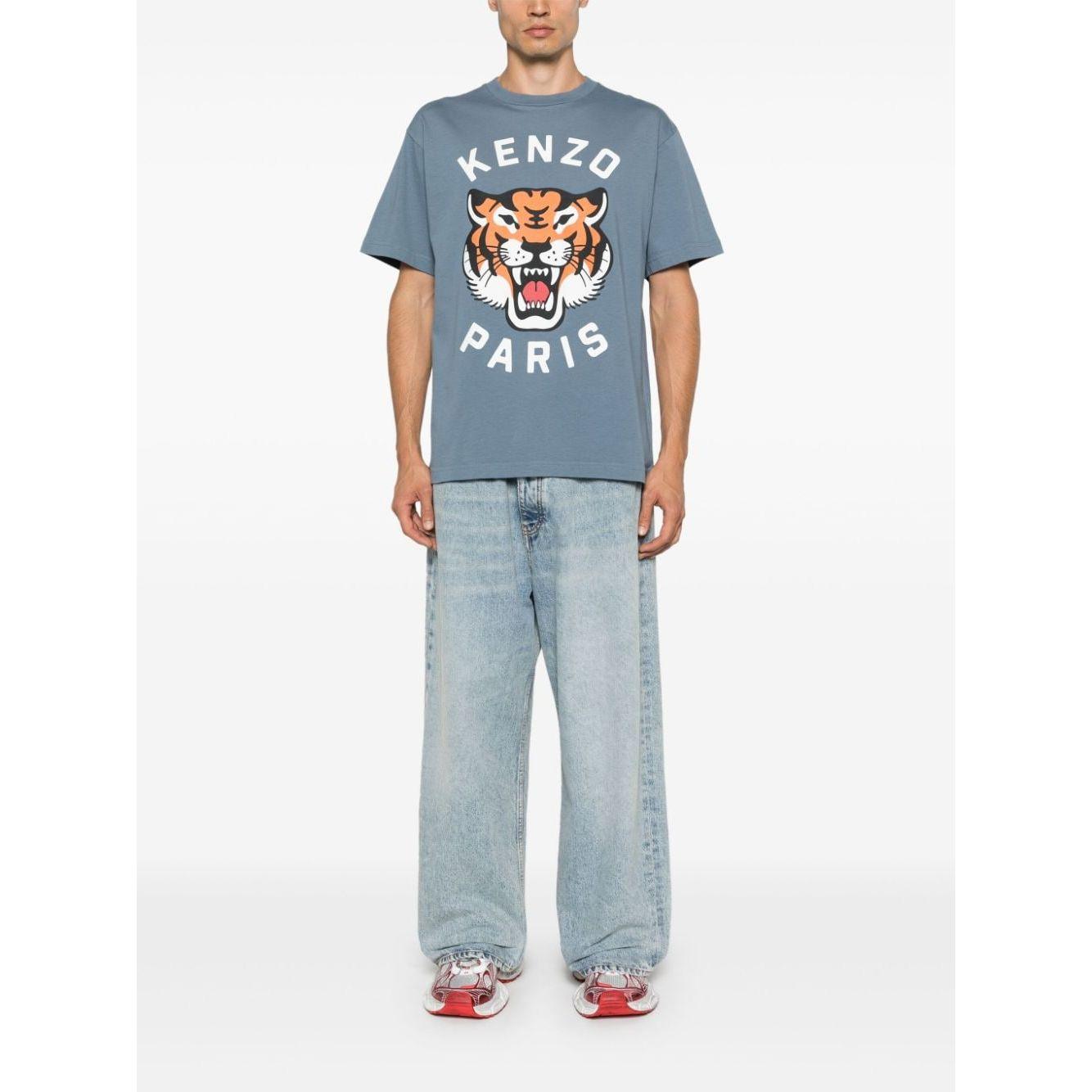 Kenzo T-shirts and Polos Clear Blue Topwear Kenzo