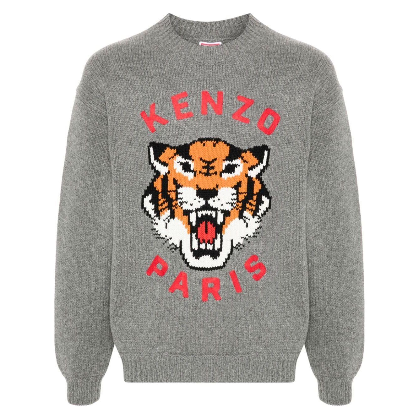 Kenzo Sweaters Grey Topwear Kenzo