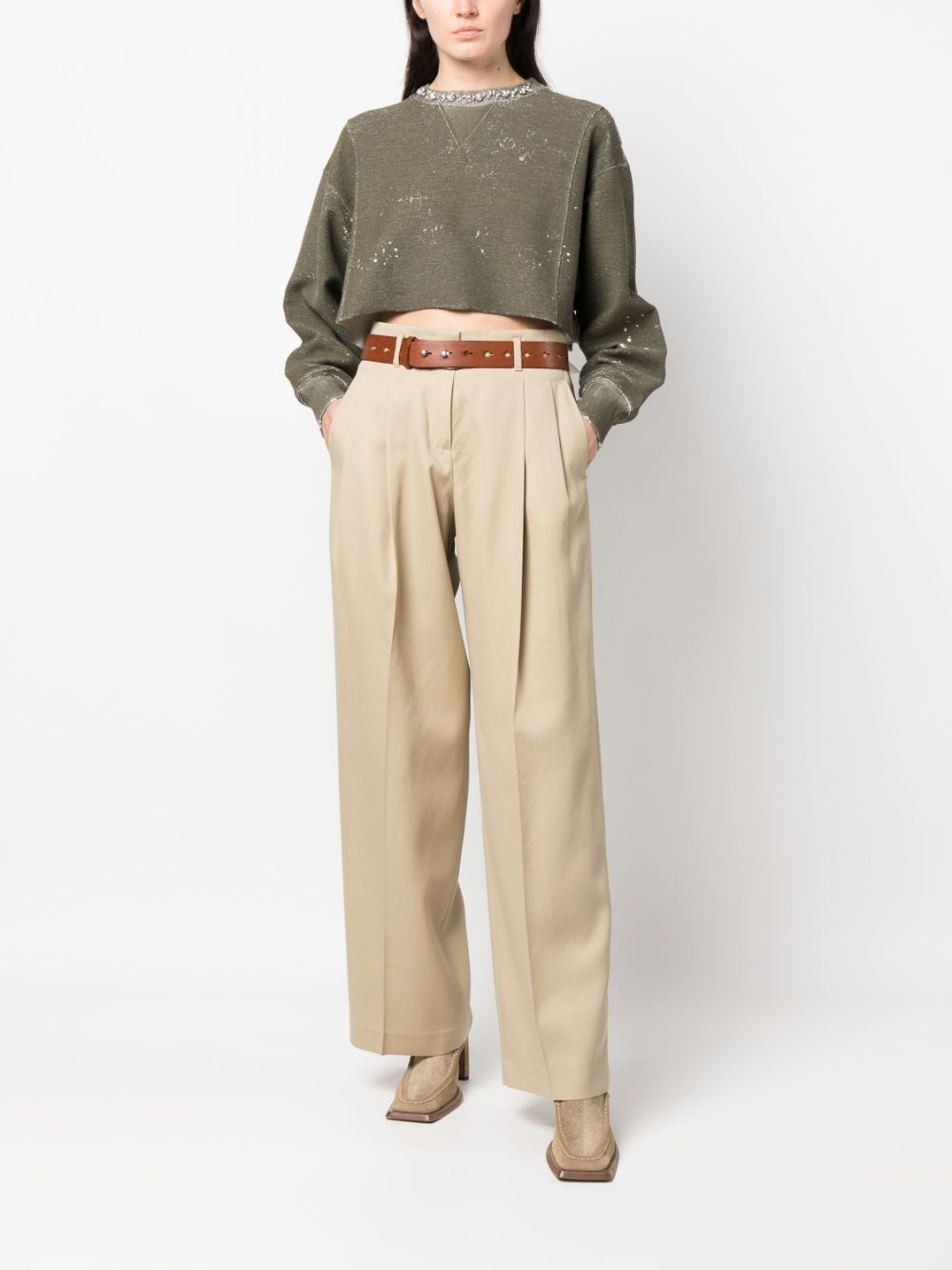 Golden Goose Trousers Beige Trousers Golden Goose