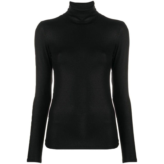 Majestic Sweaters Black Topwear Majestic