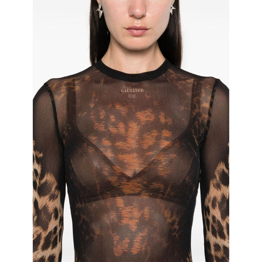 JEAN PAUL GAULTIER Top Brown