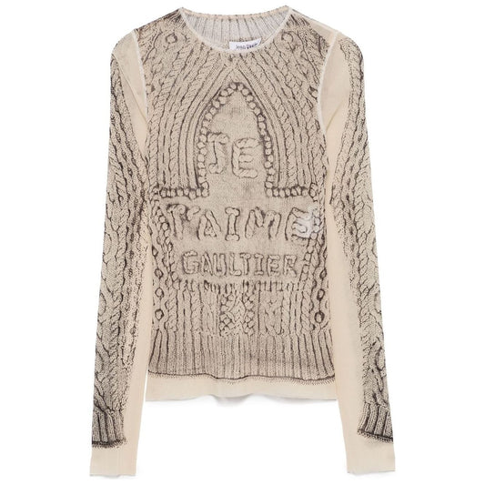 JEAN PAUL GAULTIER Top Beige Topwear Jean Paul Gaultier