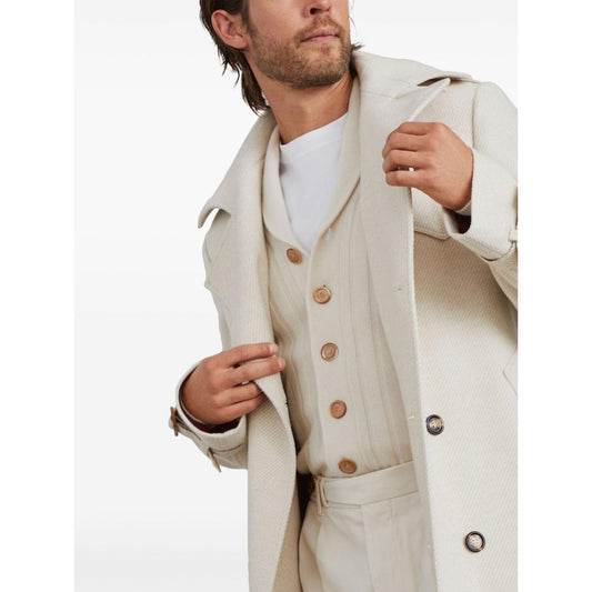 Brunello Cucinelli Coats Cream