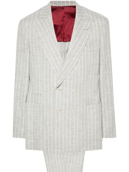 Brunello Cucinelli Suit Light Grey Suits Brunello Cucinelli