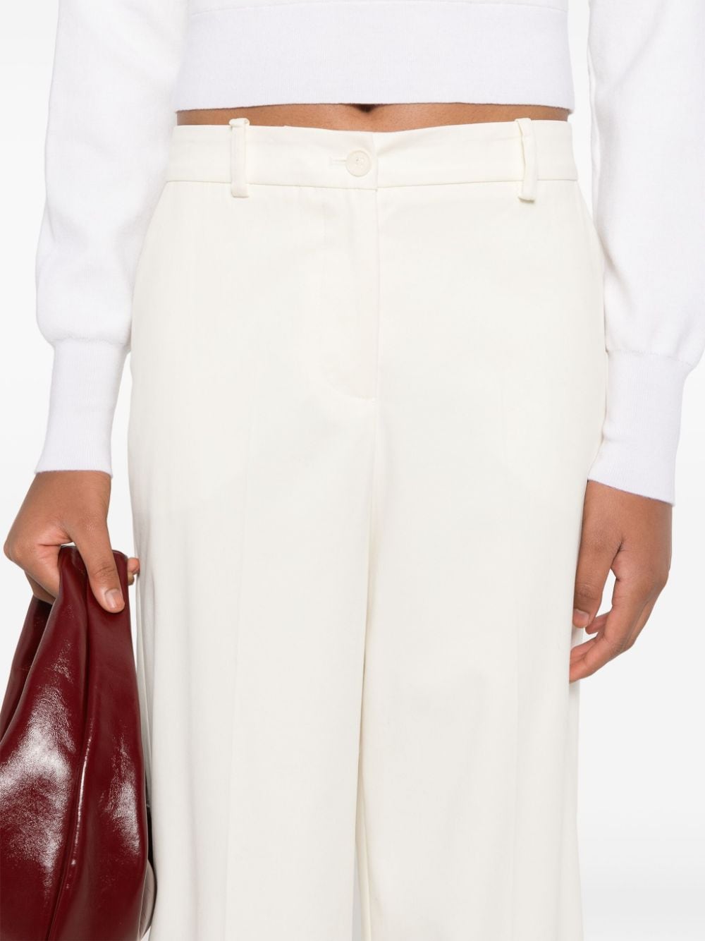 Parosh Trousers White Trousers Parosh