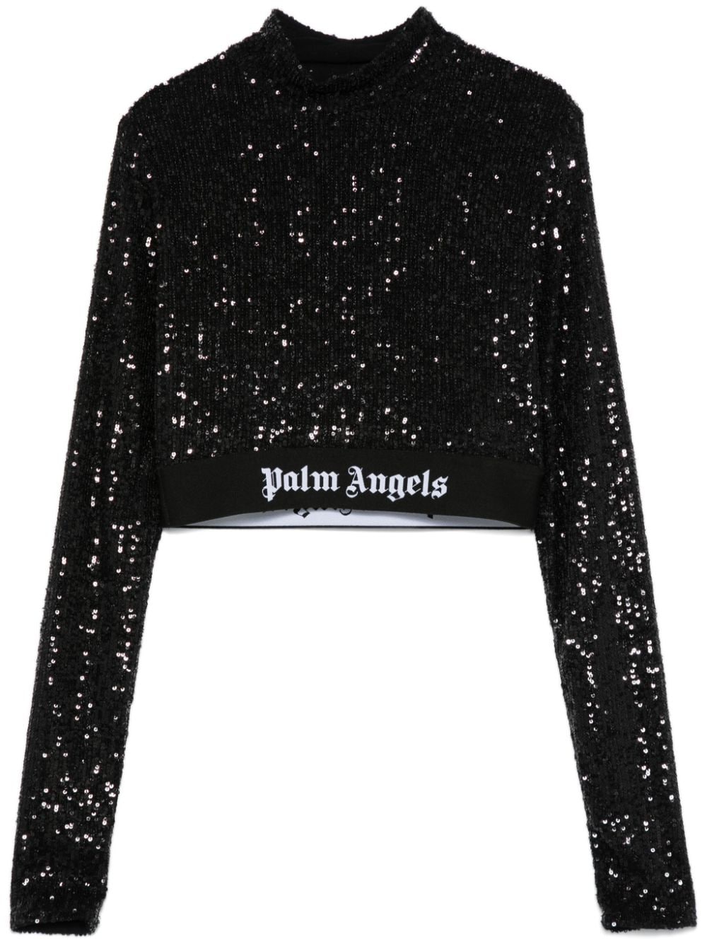 Palm Angels Top Black Topwear Palm Angels