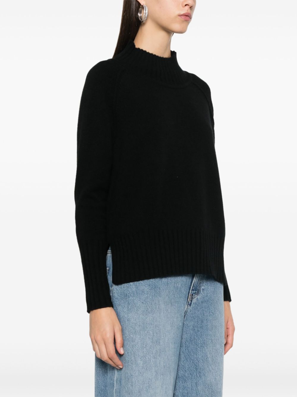 BEYOU Sweaters Black Topwear Beyou