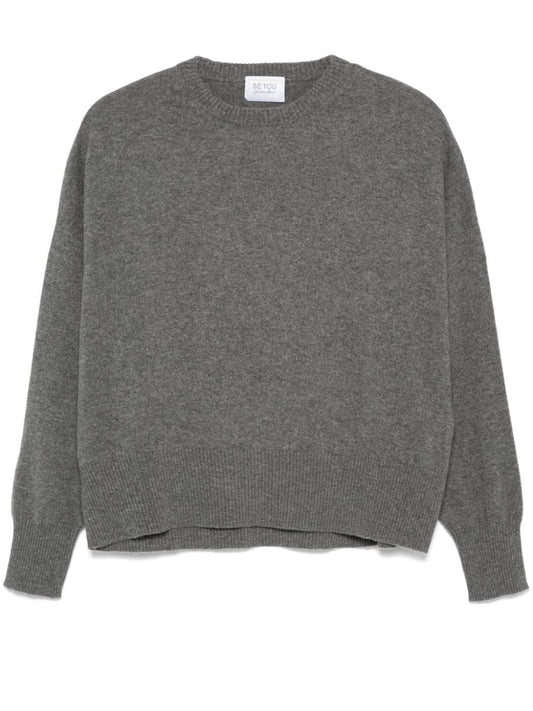 BEYOU Sweaters Grey Topwear Beyou