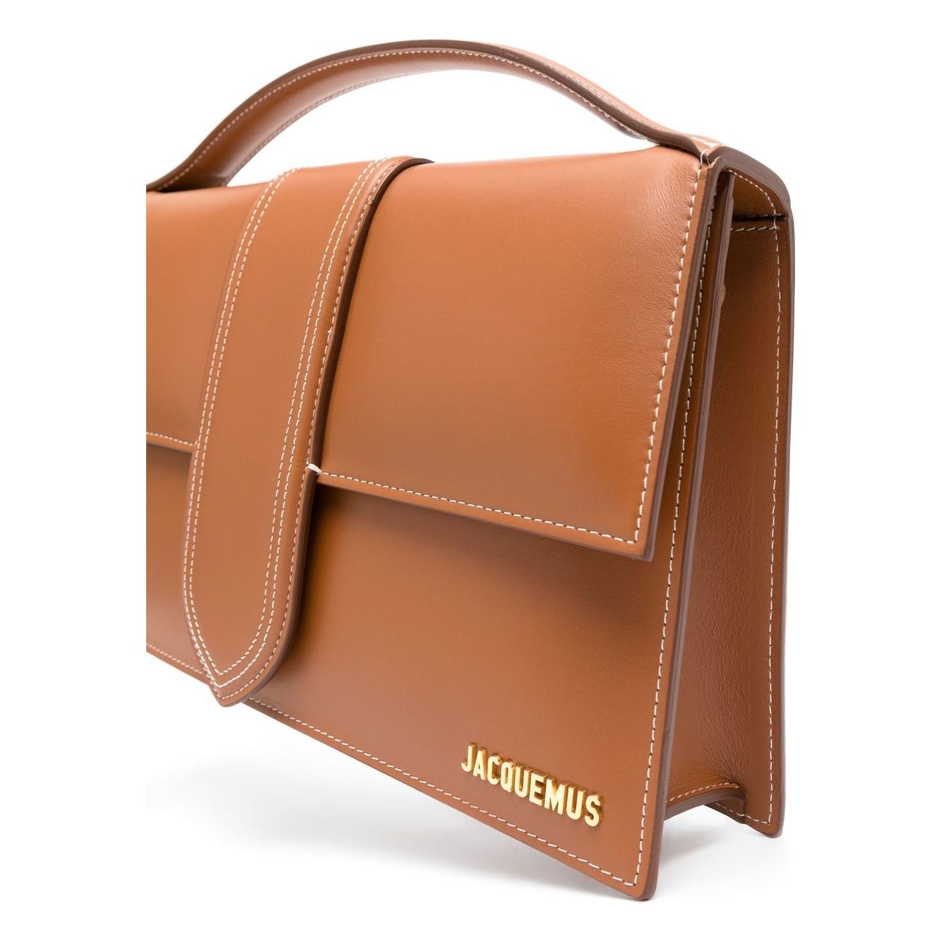 JACQUEMUS JACQUEMUS Bags.. Leather Brown Handbag JACQUEMUS