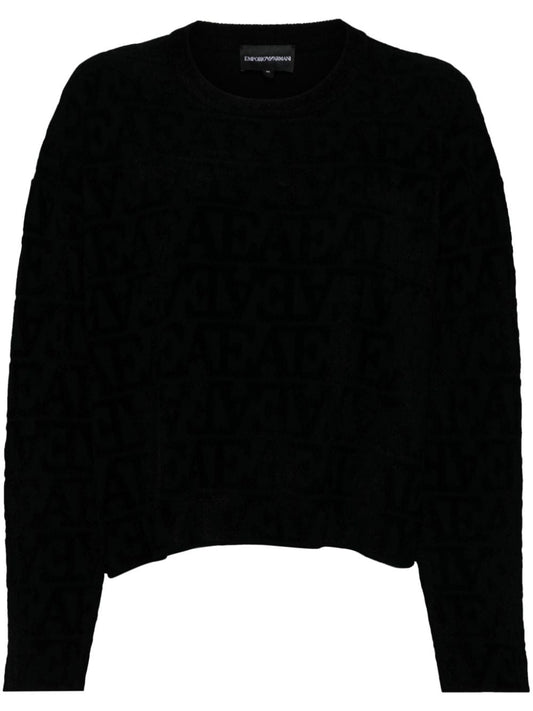 Emporio Armani Sweaters Black Topwear Emporio Armani