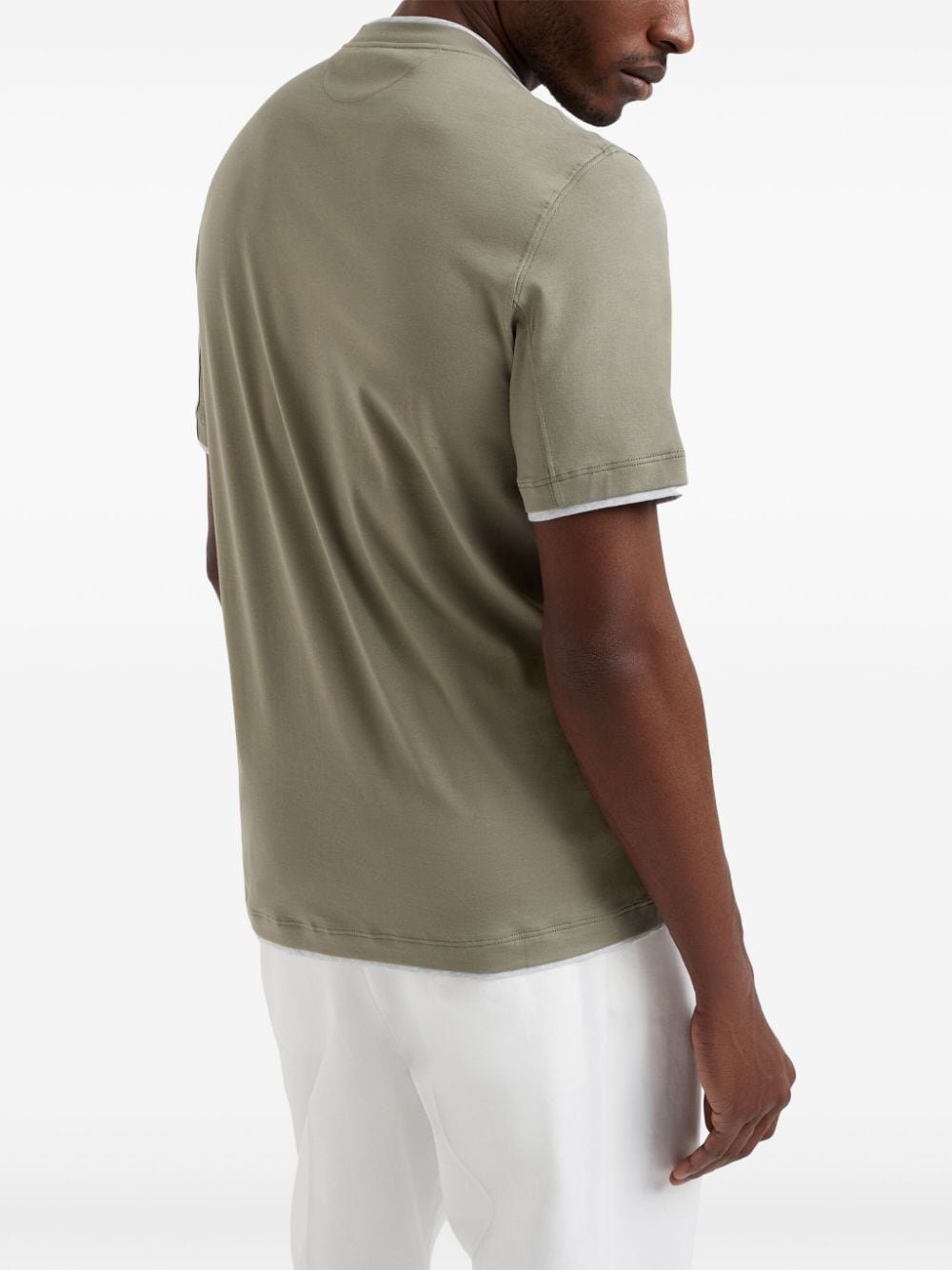 Brunello Cucinelli T-shirts and Polos Green