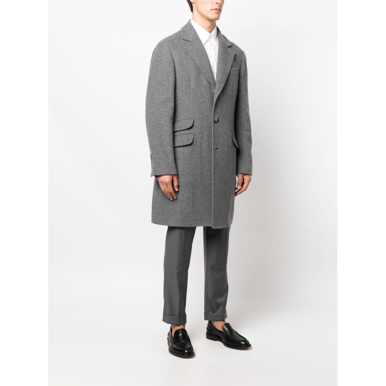 Brunello Cucinelli Coats Grey