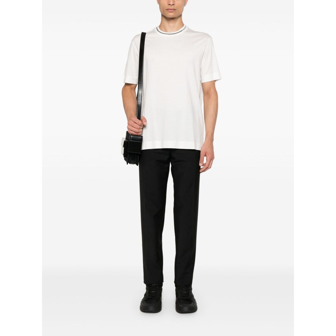 Emporio Armani T-shirts and Polos White Topwear Emporio Armani