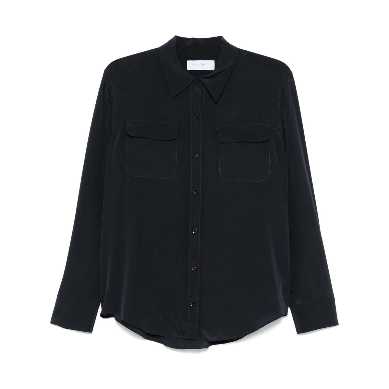 Equipment Signature slim-fit silk shirt Shirts Equipment