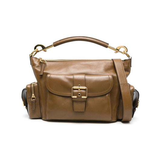 Chloè khaki calf leather smooth grain Bag Shoulder Chloè