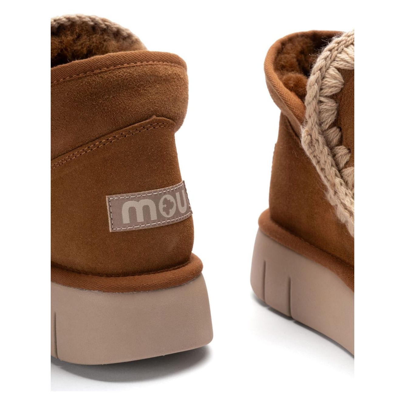 Mou Boots Leather Brown Boots Mou