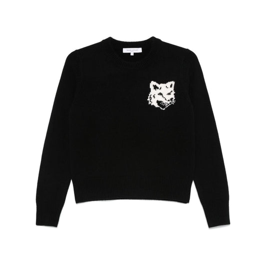 Maison Kitsune' MAISON KITSUNE' Sweaters Black Topwear Maison Kitsune'