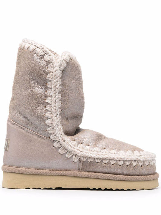 Mou sheepskin Women Boots Grey Boots Mou