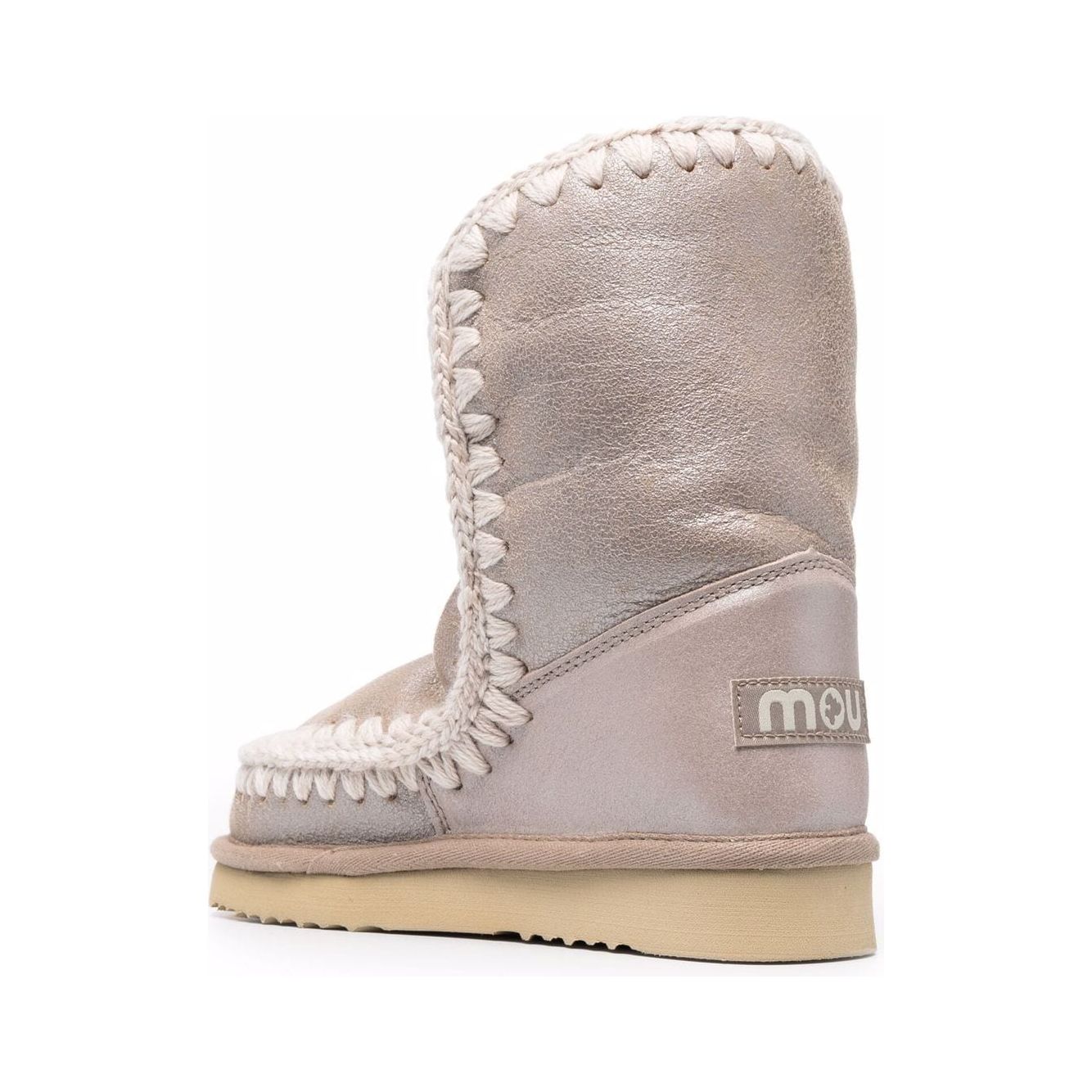 Mou sheepskin Women Boots Grey Boots Mou