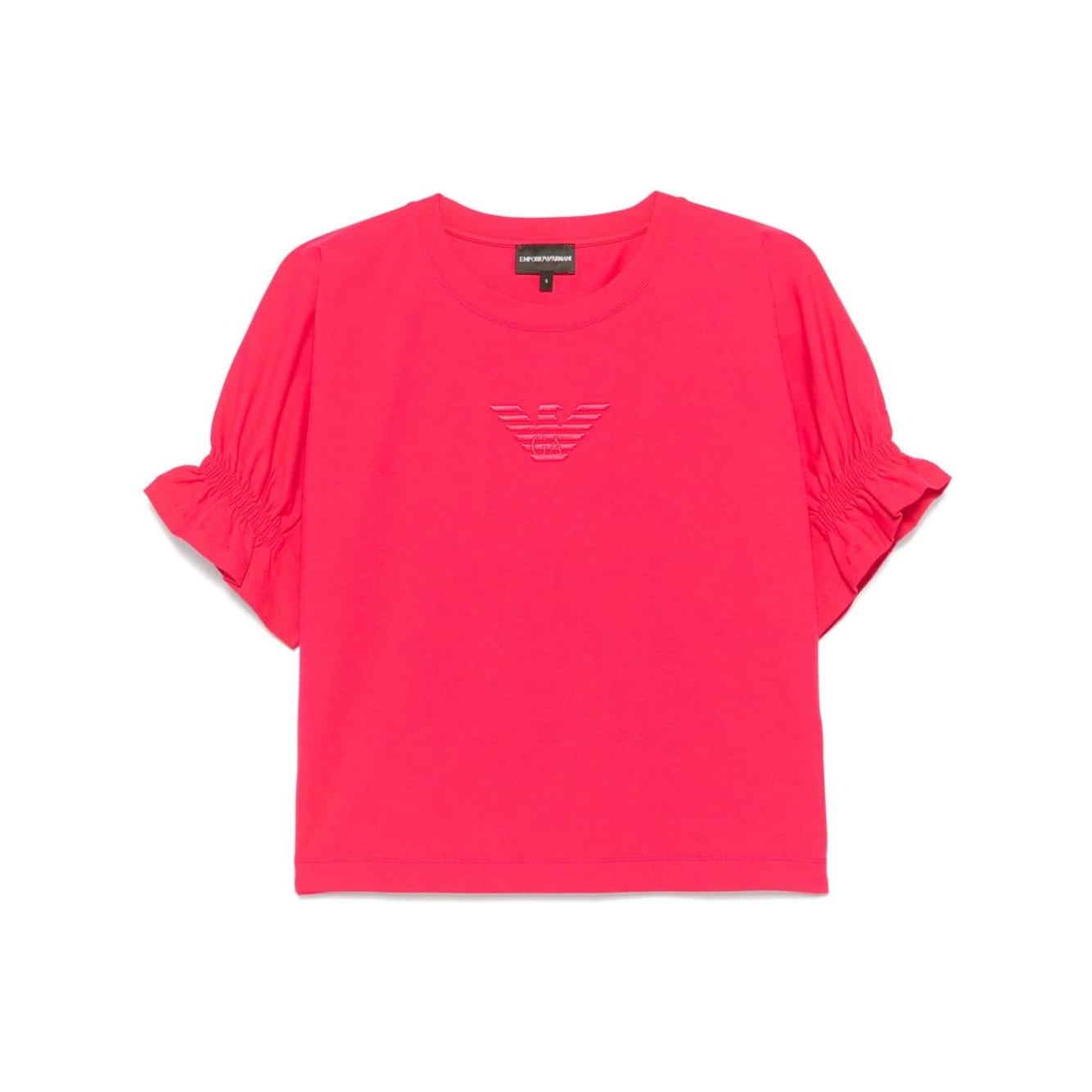 Emporio Armani T-shirts and Polos Red Topwear Emporio Armani