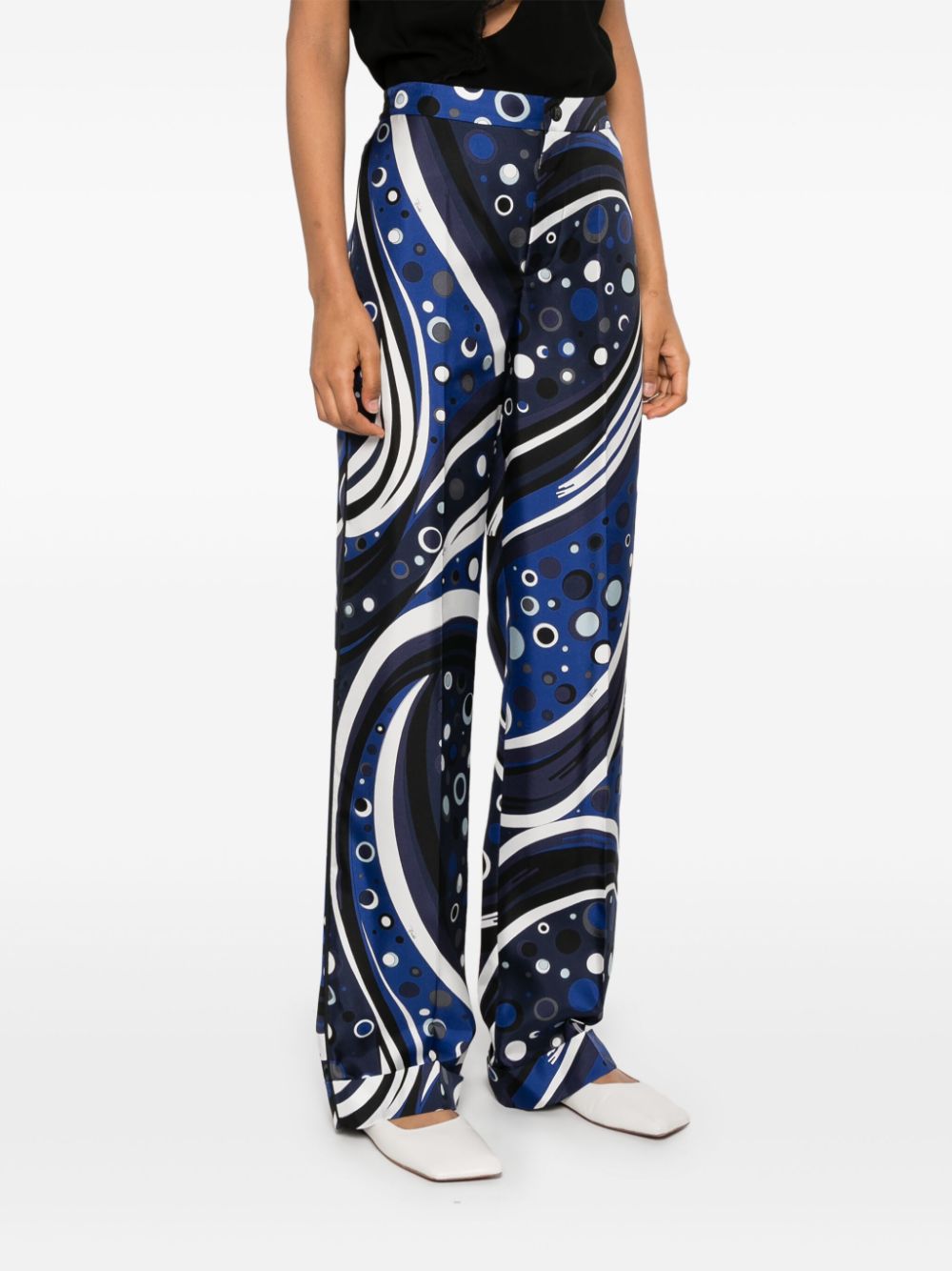 Pucci Trousers Blue Trousers Pucci