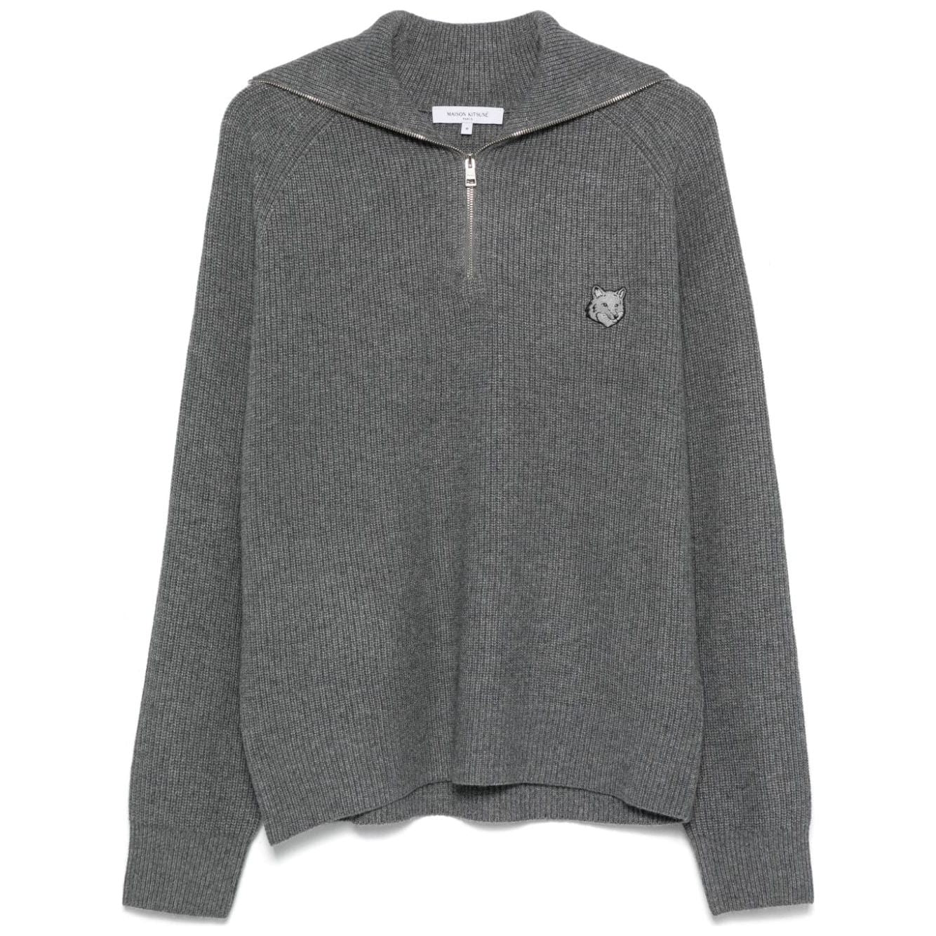 MAISON KITSUNE' Sweaters Grey Topwear Maison Kitsune'